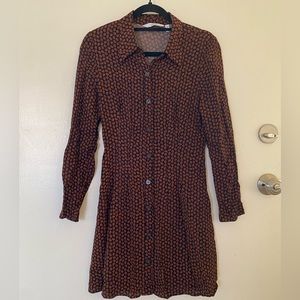 & Other Stories mini print dress - sz 2